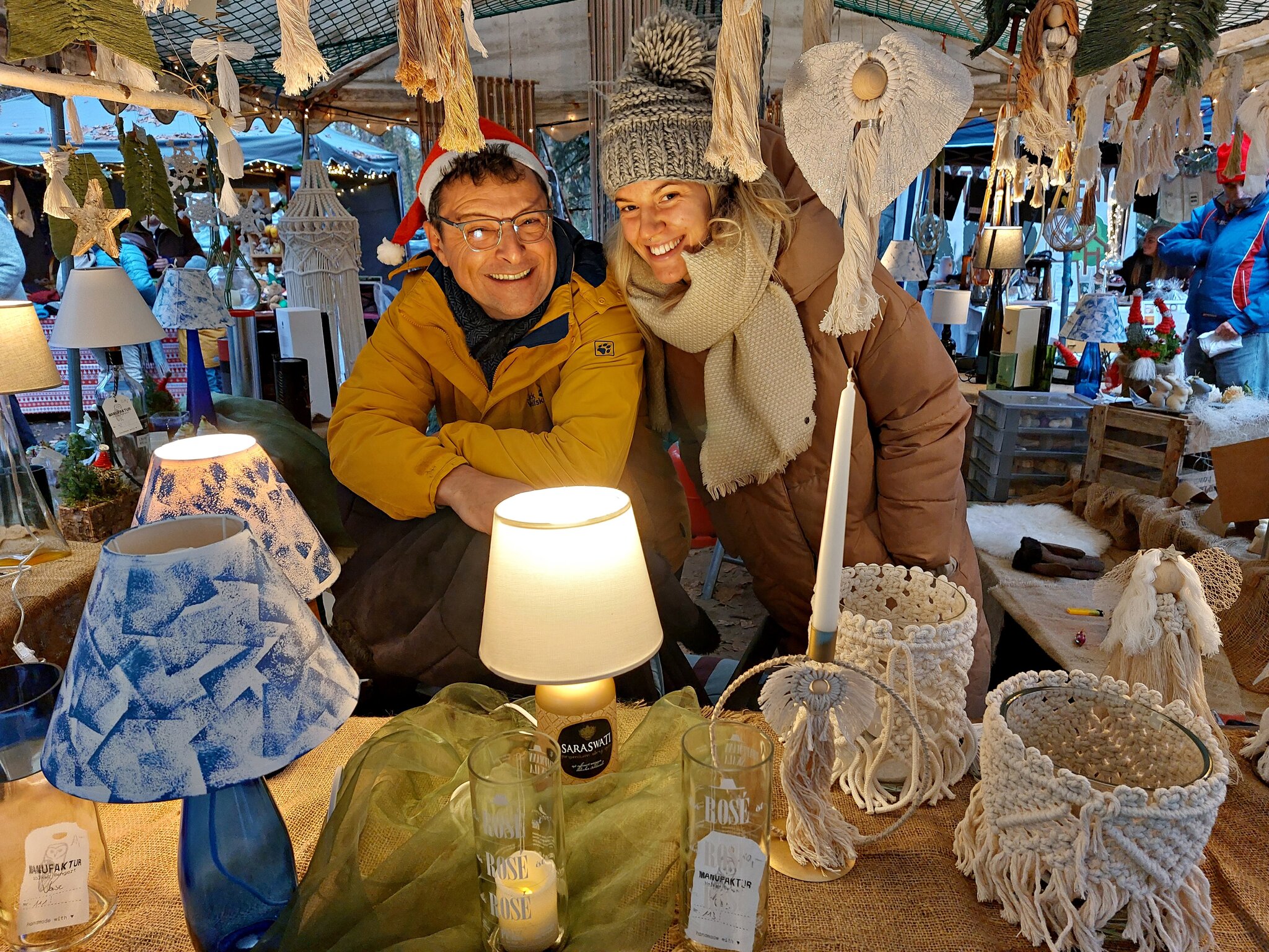 BriMel unterwegs: Waldweihnachtsmarkt am Behler Haisl - Böhl-Iggelheim