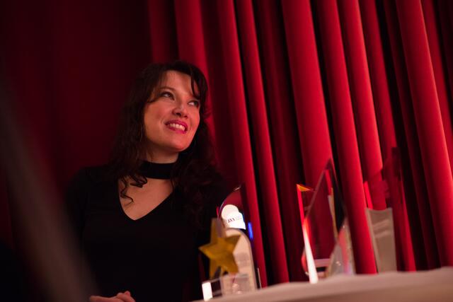 Am Flmfestival-Panal bei der Landesfilmschau nimmt die Karlsruher Schauspielerin und Festivalmanagerin Nadine Knobloch teil. | Foto: DiMa photography