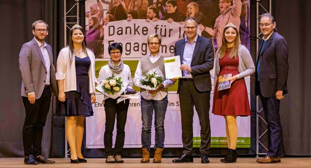 Die Geehrten aus der Verbandsgemeinde Edenkoben | Foto: Max Winstel