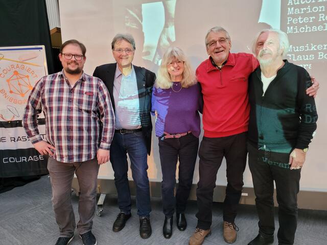 David Emling, Michael Landgraf, Marion Tauschwitz, Peter Reuter und Claus Boesser-Ferrari