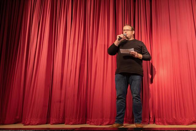 Sven Diener als Moderator | Foto: Hans-Peter Melder
