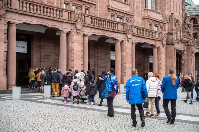 Der Andrang war wie gewohnt groß. | Foto: Christian Gaier
