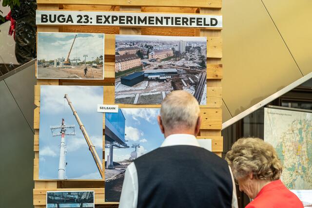 Die Sonderausstellung zur Bundesgartenschau 23 auf der Ebene 0 gab den Besucherinnen und Besuchern dabei einen Ausblick auf das, was sie im BUGA-Jahr erwartet. | Foto: Christian Gaier