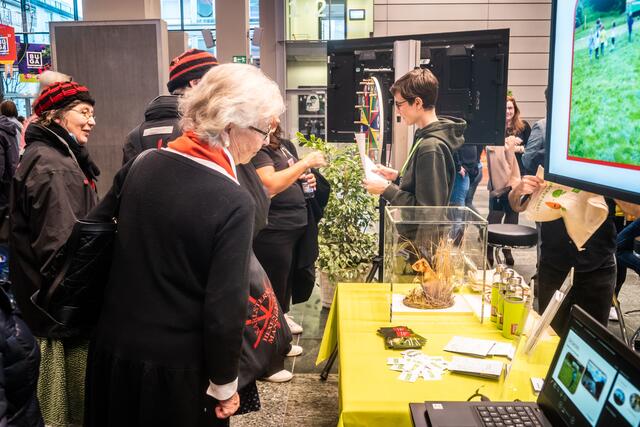 Die Sonderausstellung zur Bundesgartenschau 23 auf der Ebene 0 gab den Besucherinnen und Besuchern dabei einen Ausblick auf das, was sie im BUGA-Jahr erwartet. | Foto: Christian Gaier 
