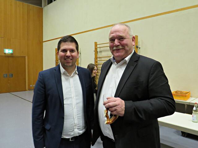 Sebastian Körner (Thüga) und Johannes Zehfuß (CDU) | Foto: Brigitte Melder