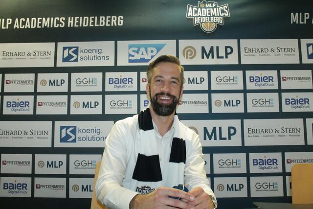 Matthias Lautenschläger (MLP Academics Heidelberg) hofft am 15.1 auf eine große Kulisse im SNP dome in Heidelberg (Foto Michael Sonnick)