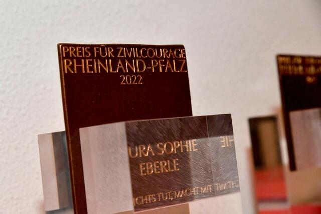 "Wer nichts tut, macht mit" ist das Zitat unter dem Motto der Preis für Zivilcourage Rheinland-Pfalz vergeben wird | Foto: MdL, K. Schäfer