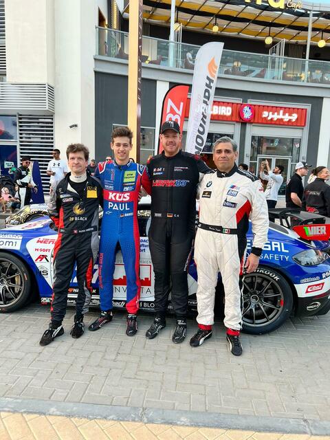 Patrik Grütter, Daniel Gregor, Christoph Krombach und Benito Tagle (von links)