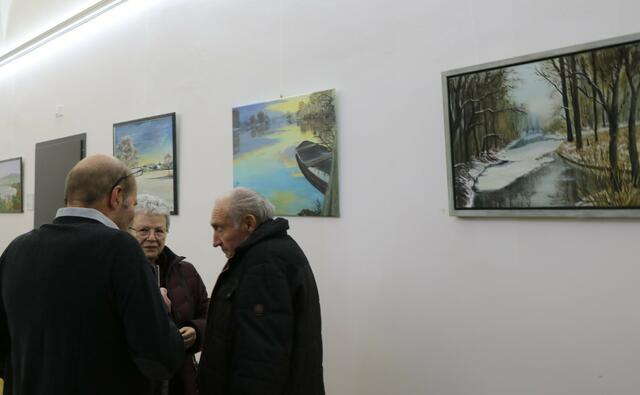 Die Ausstellung „Dreierlei Malerei“ ist bis 10. März immer montags bis donnerstags von 10 bis 17 Uhr und Freitag von 10 bis 13 Uhr geöffnet | Foto: Heike Schwitalla