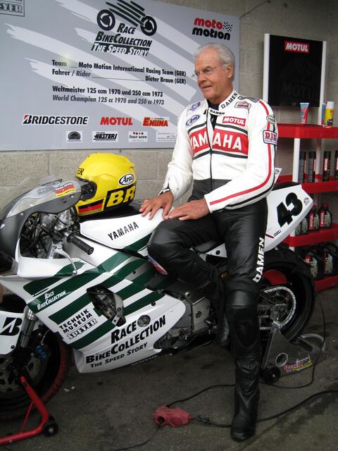 Yamaha-Pilot Dieter Braun (Foto Michael Sonnick)