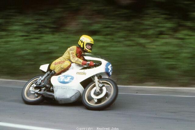 Dieter Braun auf der Morbidelli 350 ccm
