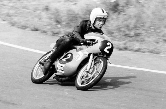 Dieter Braun auf der Maico 125 ccm