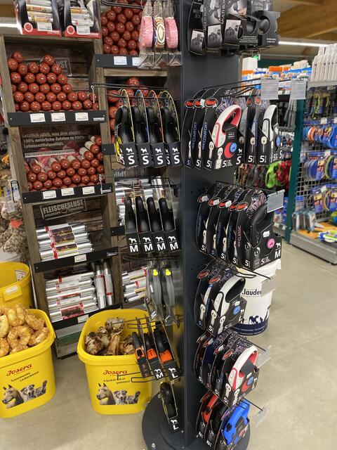 Bunte Hundeleinen dürfen auch nicht fehlen | Foto: Claudia Bardon