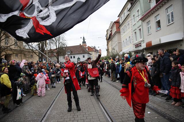 Der Umzug läuft in Durlach | Foto: Gustai/Pixelgrün
