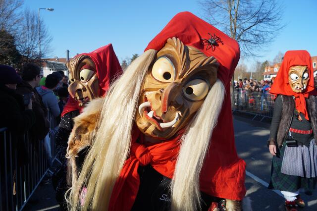 Tolle und bunte Kostüme begeisterten die kleinen und großen Besucher. Vor den Hexen war keiner sicher. 
 | Foto: Stephanie Walter