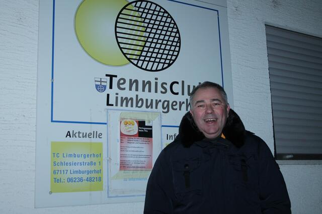 Stefan Naumer ist der Vorsitzende vom Tennis Club Limburgerhof (Foto Michael Sonnick)