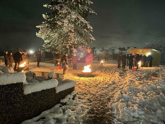 Am 21. Januar fand der „Stimmungsvolle Jahresauftakt“ vom TC Limburgerhof statt (Foto TC Limburgerhof)