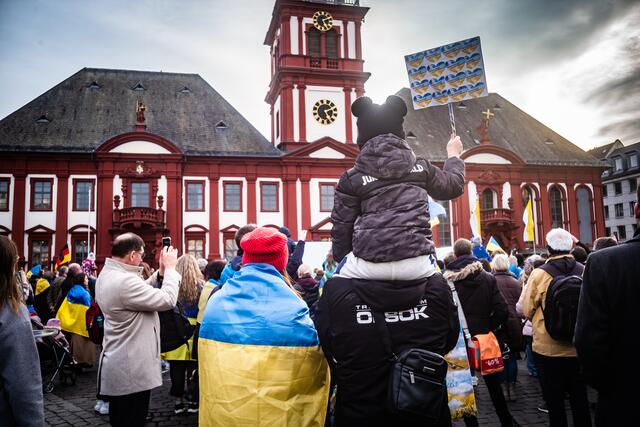 Solidarität mit der Ukraine.   | Foto: Christian Gaier 