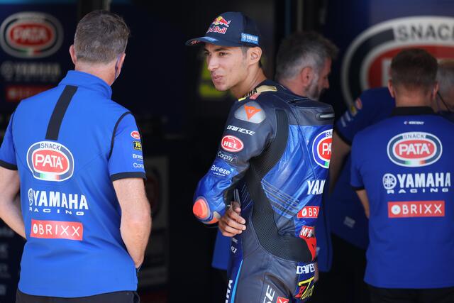 Ausfall in Rennen 2 durch Sturz für den ehemaligen Weltmeister Toprak Razgatlioglu.
Bild: Reuschel ( moto-foto )