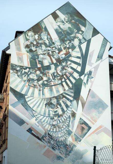 Mural von Robert Proch an der Kaiserstraße, Nähe Heidelberger Hauptbahnhof | Foto: Jessica Bader