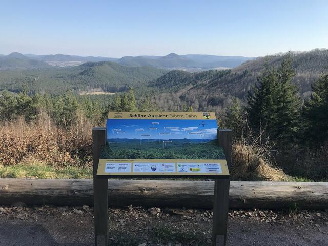 Diese „Schöne Aussicht“ liegt auf dem Weg zum Eybergturm | Foto: B. Bender