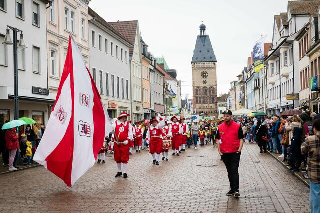 Der Fanfarenzug begleitete den Zug musikalisch | Foto: Cornelia Bauer
