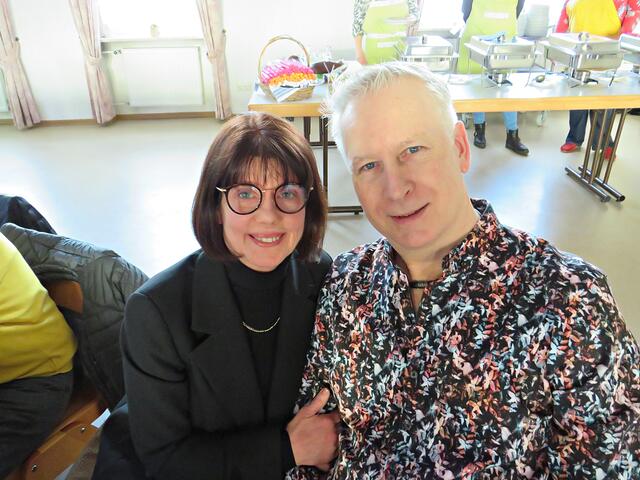 Künstlerin Birgit Weinerth mit Partner | Foto: Brigitte Melder