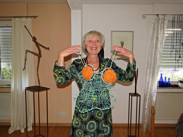 Auch so etwas Außergewöhnliches kreiert sie | Foto: Brigitte Melder