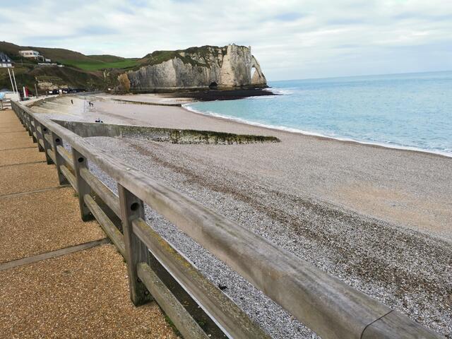 Die Kreidefelsen bei Etretat.  | Foto: Arndt