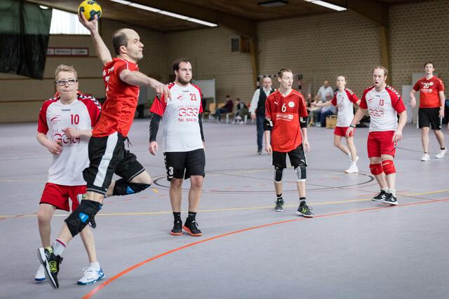 Wurfgewalt: Kai Polefka auf dem Weg zu einem Treffer für das SOD-Nationalteam. 
 | Foto: Christine Gustai/pixelgrün