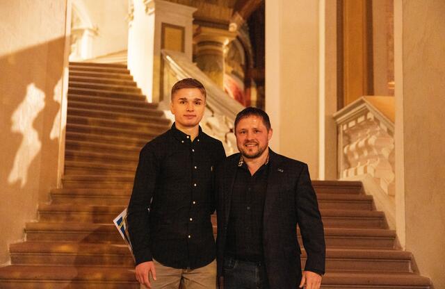 Janis mit Vater und Trainer Frank Heinzelbecker | Foto: Bianca Heinzelbecker