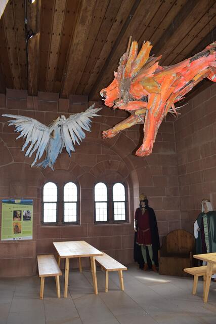 Hier finden Veranstaltungen für Kinder statt - auch Geburtstag kann hier auf Burg Trifels gefeiert werden. | Foto: B. Bender