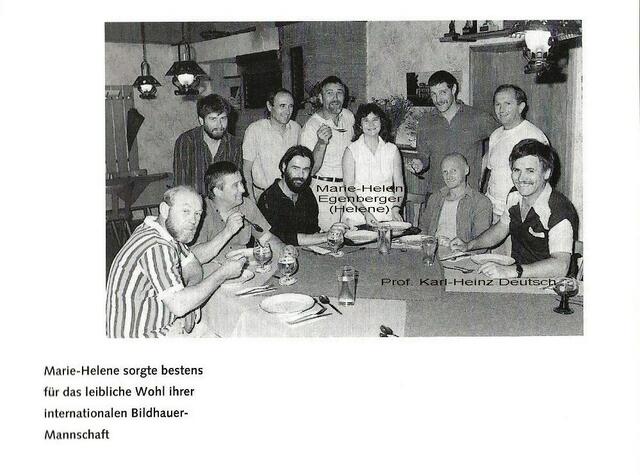 Foto aus Broschüre "Internationales Bildhausersymposion Jockgrim" aus dem Jahr 1989 | Foto: Fotograf nicht zuordenbar