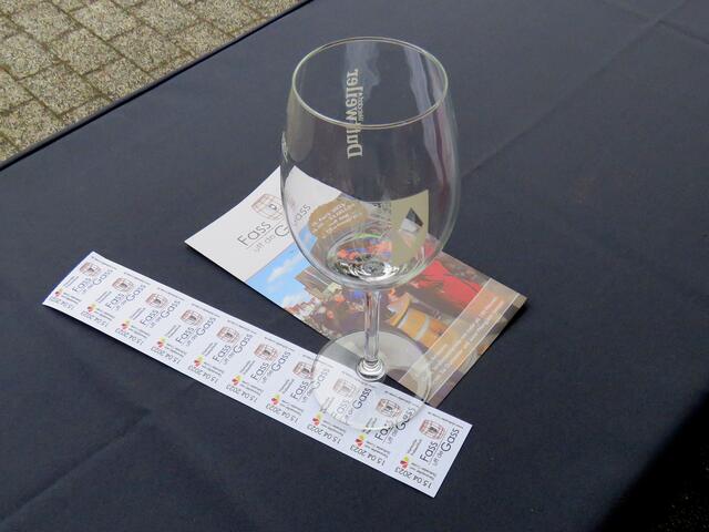 Probierglasm Bons und Plan - Die Grundausstattung für Fass uff de Gass | Foto: Gerhard Syring-Lingenfelder