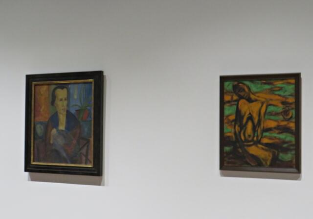 Gemälde bei der Ausstellung "Zeiten des Aufbruchs" | Foto: Brigitte Melder