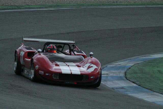 Walter Hoffmann aus Neuhofen in seinem McLaren V8-Sportwagen (Foto Michael Sonnick)