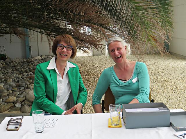 Die lustigen Damen an der Kasse | Foto: Brigitte Melder