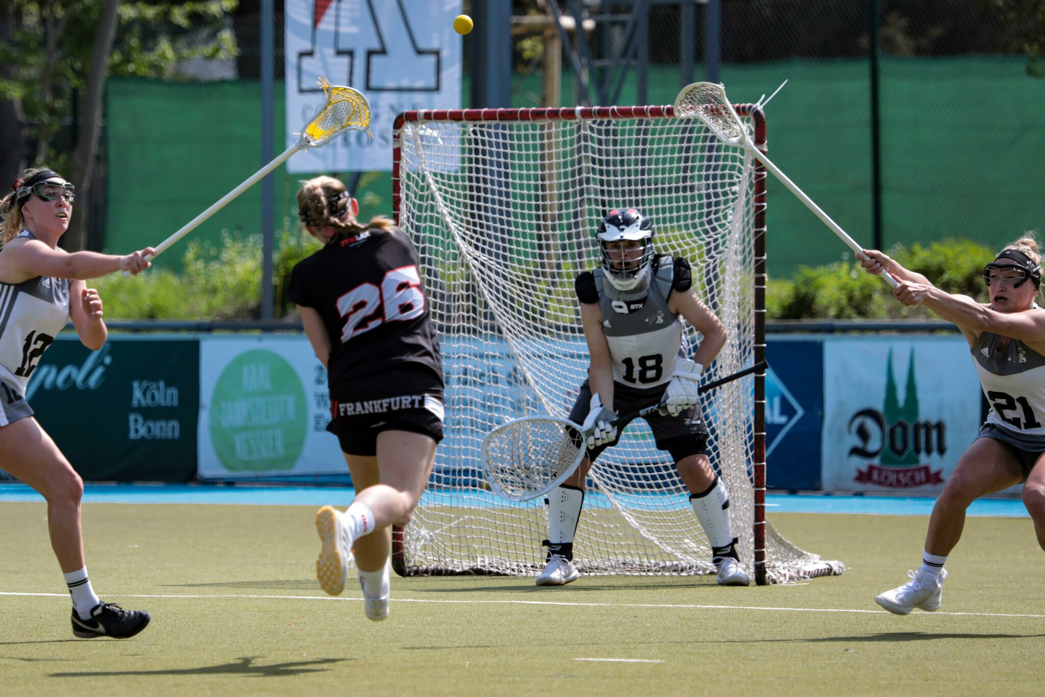 Spiele am 27. und 28. Mai Lacrosse DamenPlayoffs in Karlsruhe Karlsruhe