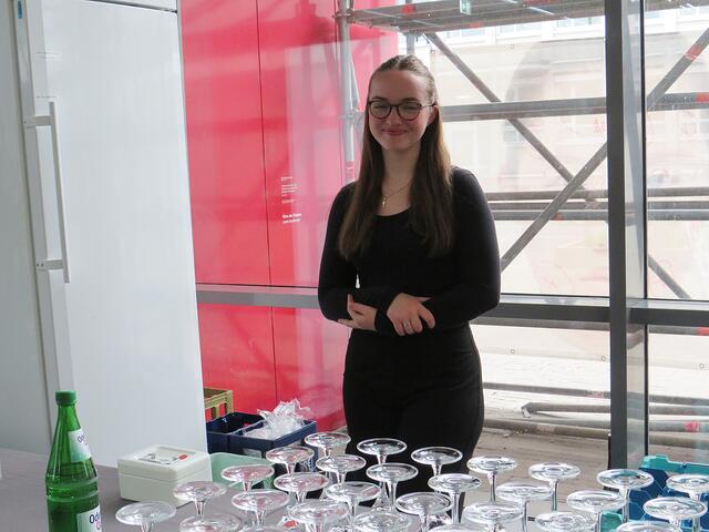 An den Getränken | Foto: Brigitte Melder