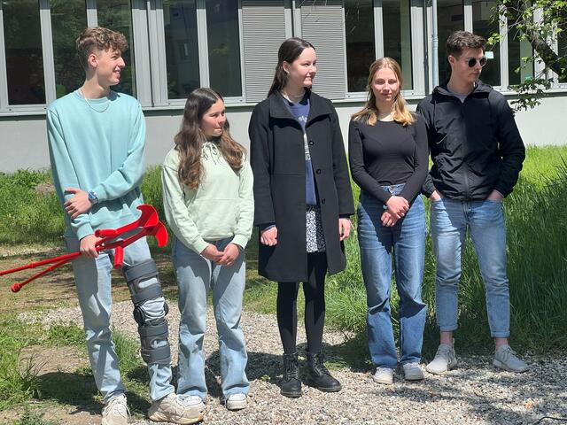 Die AG des Schulgarten Projektes | Foto: Anne Sahler