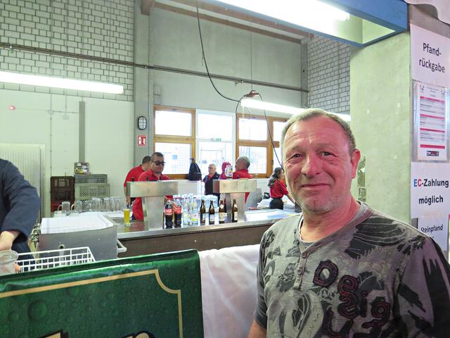 Markus Spindler hatte am Sonntag "Dienst" | Foto: Brigitte Melder