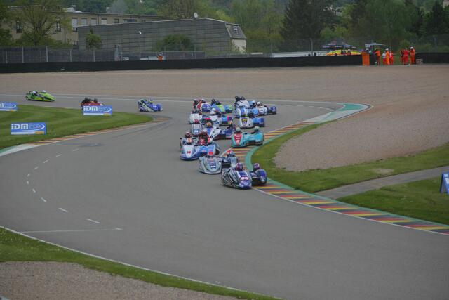 Start zum Seitenwagen-Auftaktrennen auf dem Sachsenring (Foto Andre Mürke) | Foto: Andre Mürke