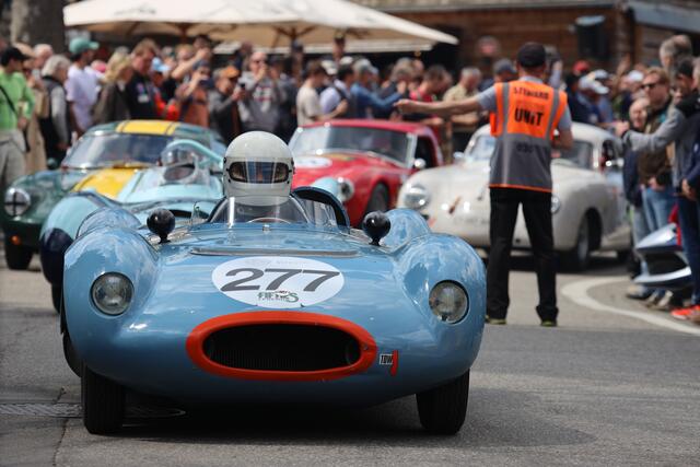 Cooper T39 Bj.1955 wir er auch von Graham Hill und Stirling Moss Mitten der 50-er Jahre gefahren wurde
Bild: Reuschel ( moto-foto )