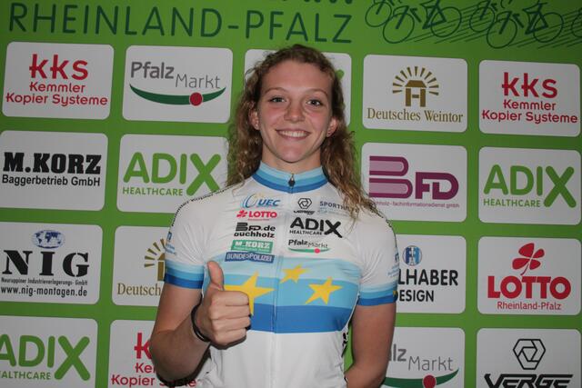 Alessa-Catriona Pröpster startet für das Bahnrad-Team Rheinland-Pfalz (Foto Michael Sonnick)
