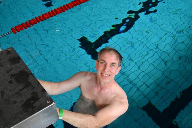 ...und Heiko Möbius aus dem Werk Wörth freuten sich auf die Begegnung mit den Kollegen aus anderen Werkstätten. | Foto: Dennis Christmann/Lebenshilfe Südliche Weinstraße