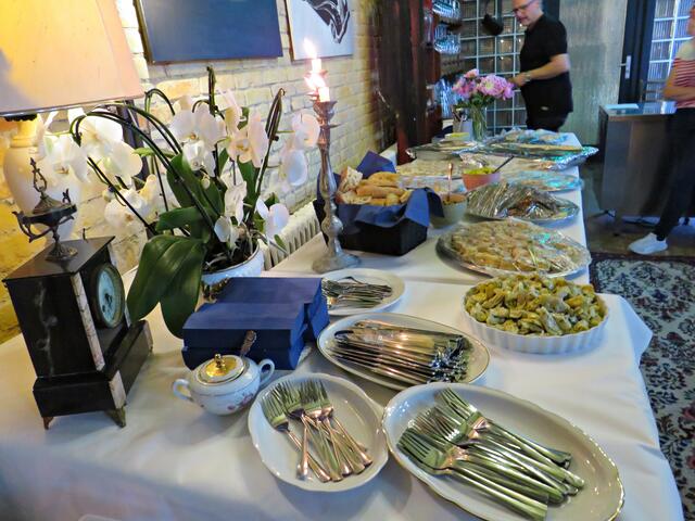 Das Buffet am Abend | Foto: Brigitte Melder