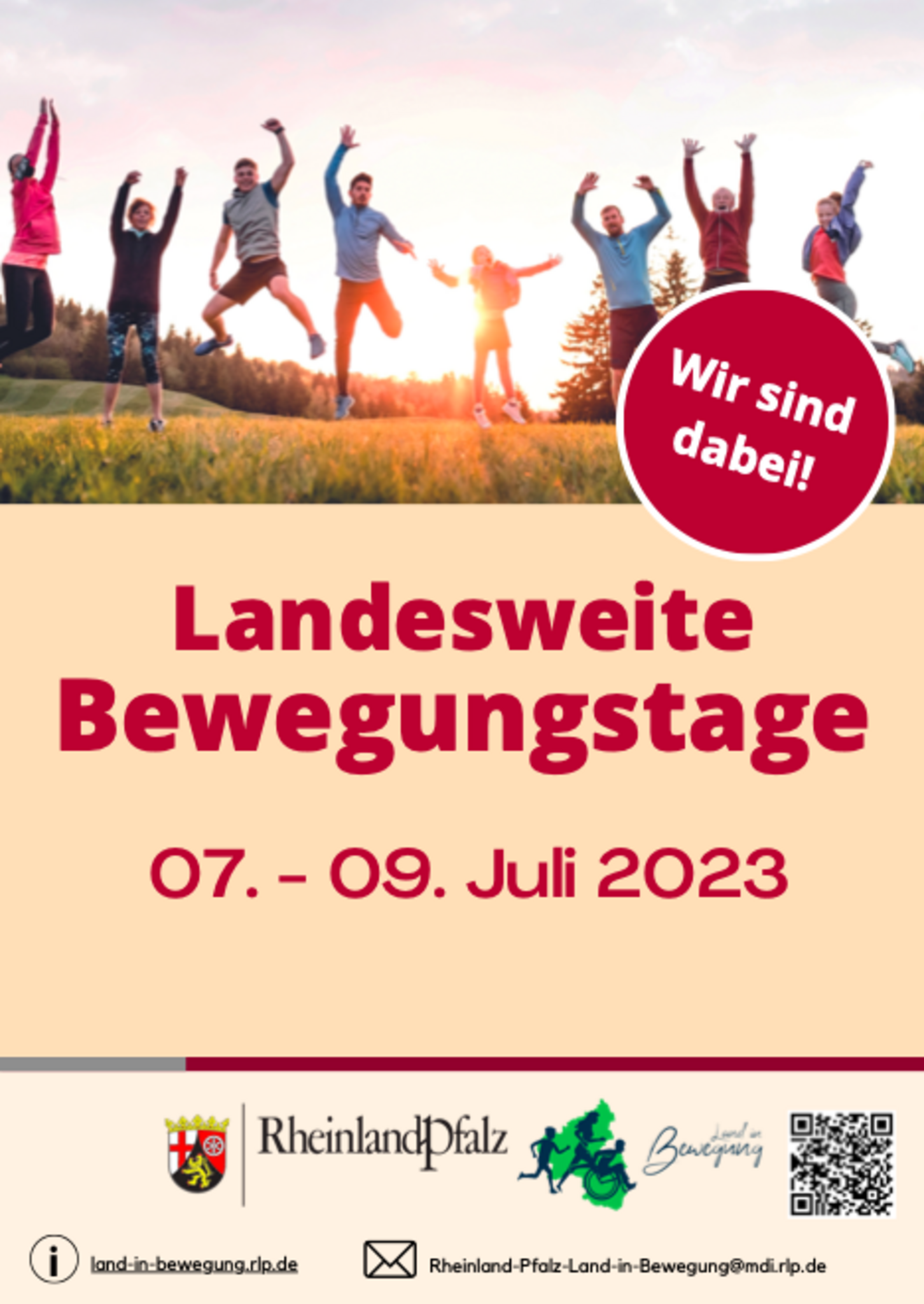 Bewegungstage 7.9. Juli auch in Kaiserslautern Die Landesinitiative