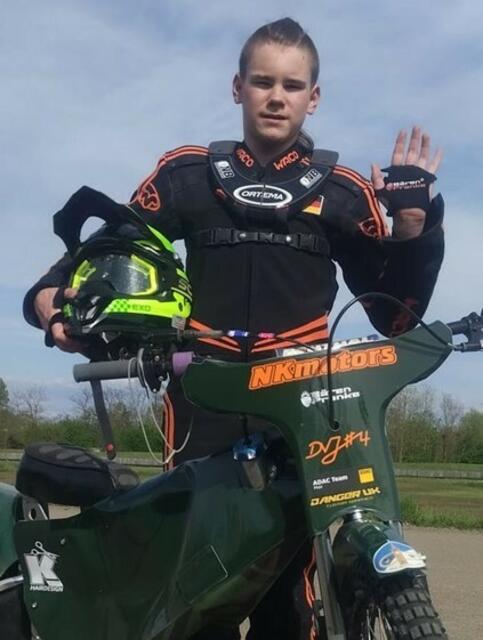 Duncan Pfeiffer aus Frankenstein möchte auch beim Heimrennen in Altrip um den Sieg kämpfen