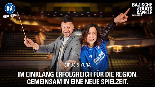 Sirus Motekallemi (Co- Trainer), Yura Yang (1. Kapellmeisterin) | Foto: Arno Kohlem