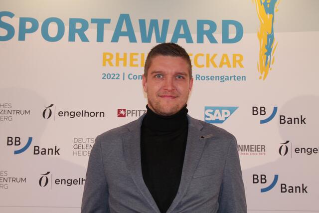 Eulen-Trainer Michel Abt war für den SportAward Rhein-Neckar nominiert (Foto Michael Sonnick)